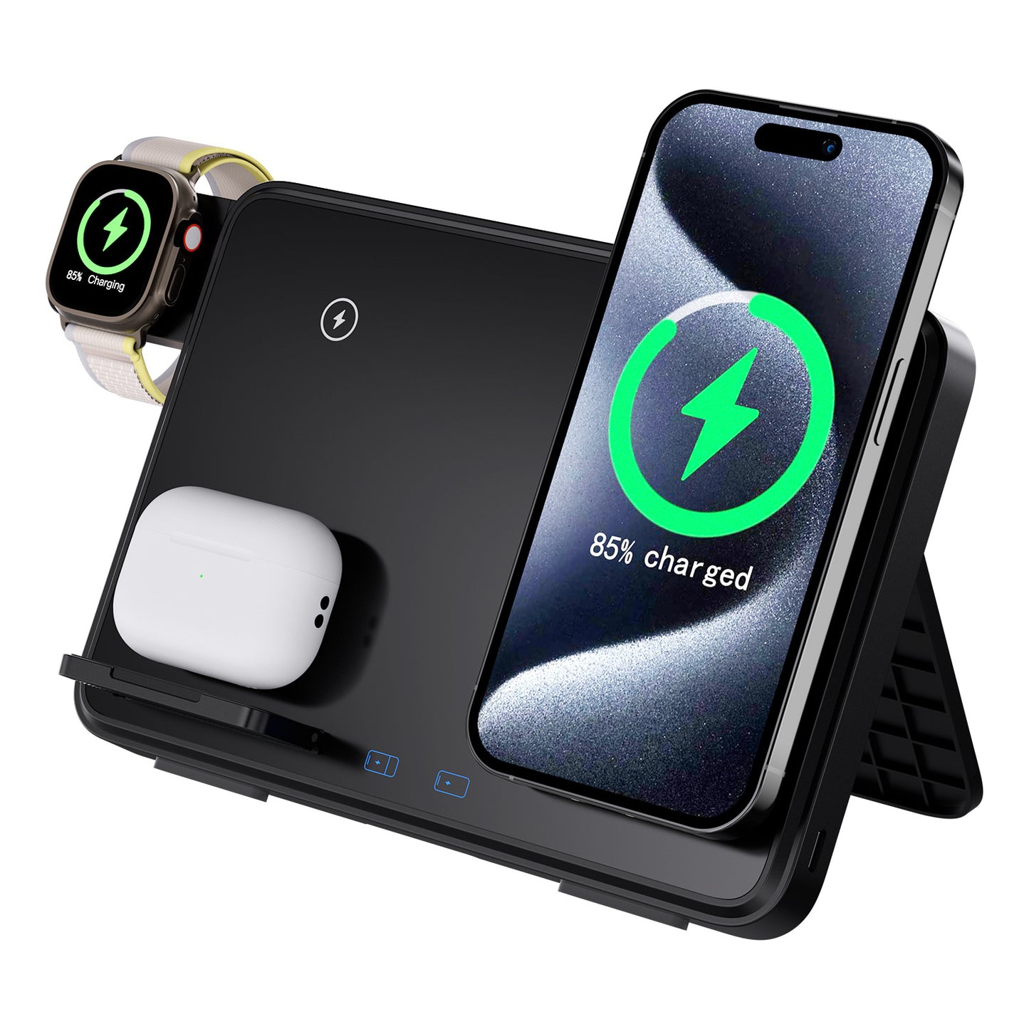 New 3-in-1 wireless charger suitable for iPhone lWatchAirpods 15W Samsung wireless charger