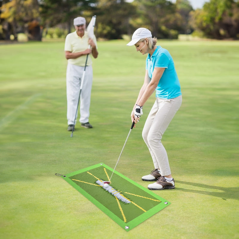 Golf Training Mat: Detect Swing, Show Path Feedback & Correct Hitting Posture