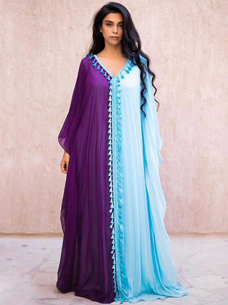 Spring And Summer Muslim Robe Long Skirt