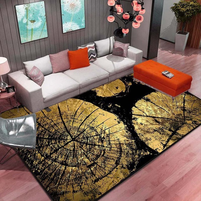 High Quality Abstract Flower Art Carpet For Living Room Bedroom Anti-slip Floor Mat Fashion Kitchen Carpet Area Rugs