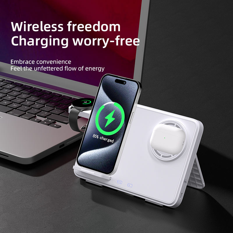 New 3-in-1 wireless charger suitable for iPhone lWatchAirpods 15W Samsung wireless charger