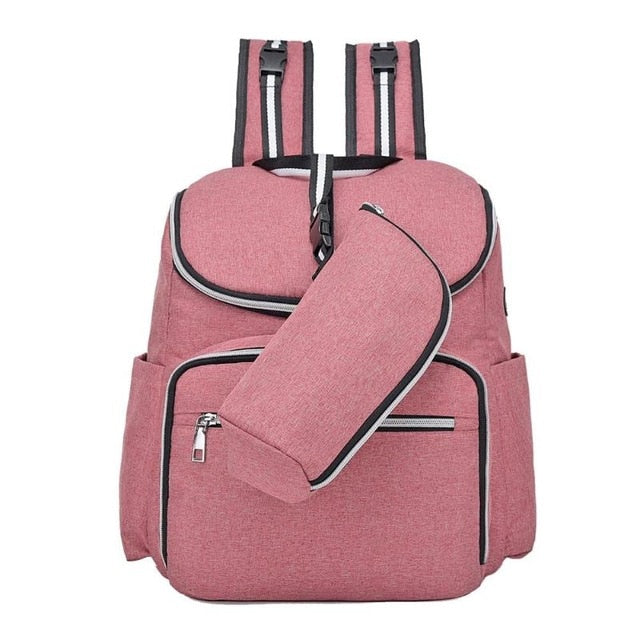 Fashion Maternity Diaper Bags Waterproof Mummy Nappy Bags Large Capacity Baby Care Nursing Bag Mother Multi-function Backpacks