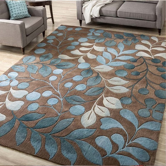 High Quality Abstract Flower Art Carpet For Living Room Bedroom Anti-slip Floor Mat Fashion Kitchen Carpet Area Rugs