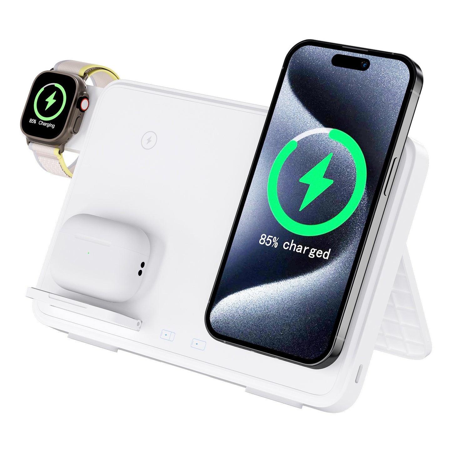 New 3-in-1 wireless charger suitable for iPhone lWatchAirpods 15W Samsung wireless charger