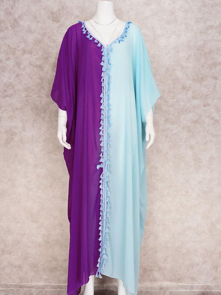 Spring And Summer Muslim Robe Long Skirt