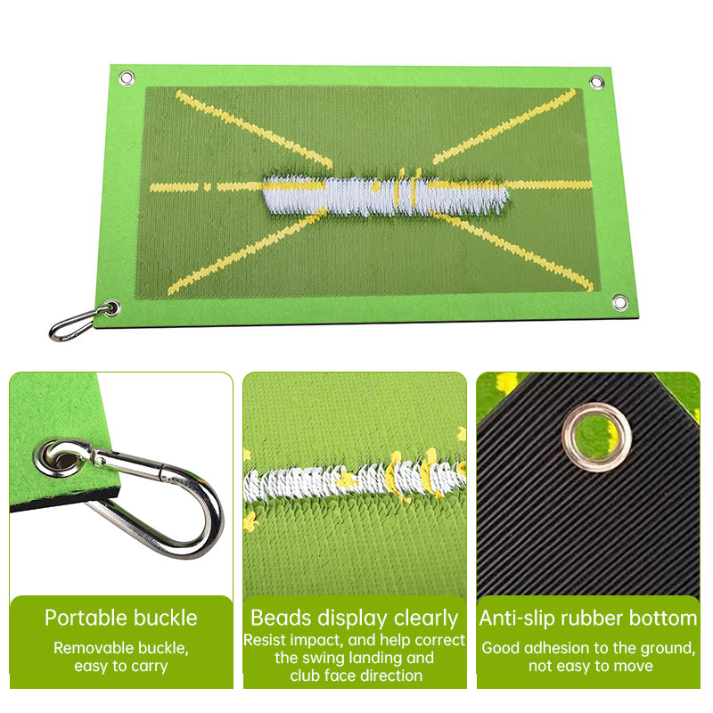 Golf Training Mat: Detect Swing, Show Path Feedback & Correct Hitting Posture